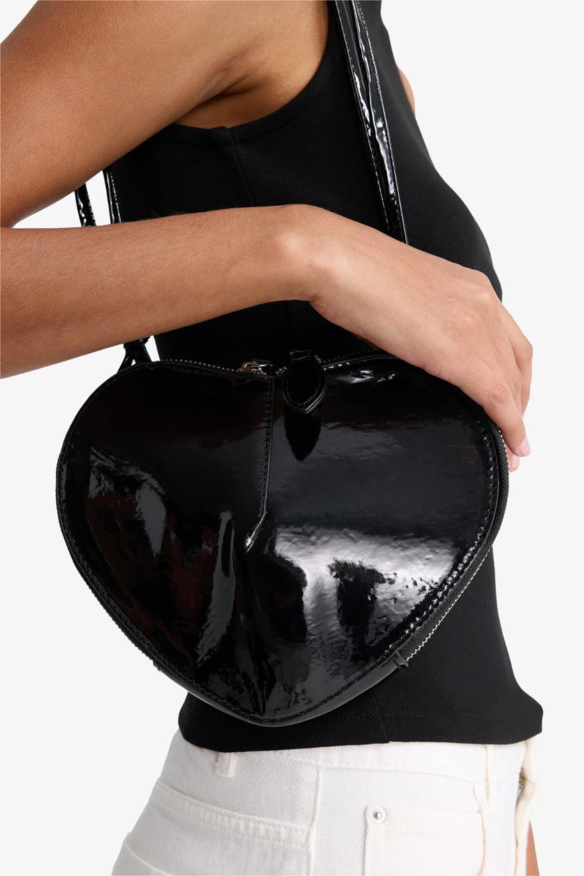 Kadın Siyah Kadın Suni Deri Çapraz Çanta