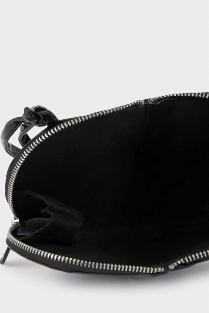 Kadın Siyah Kadın Suni Deri Çapraz Çanta