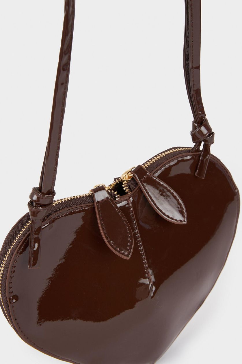 Kadın Koyu Kahve Kadın Suni Deri Çapraz Çanta