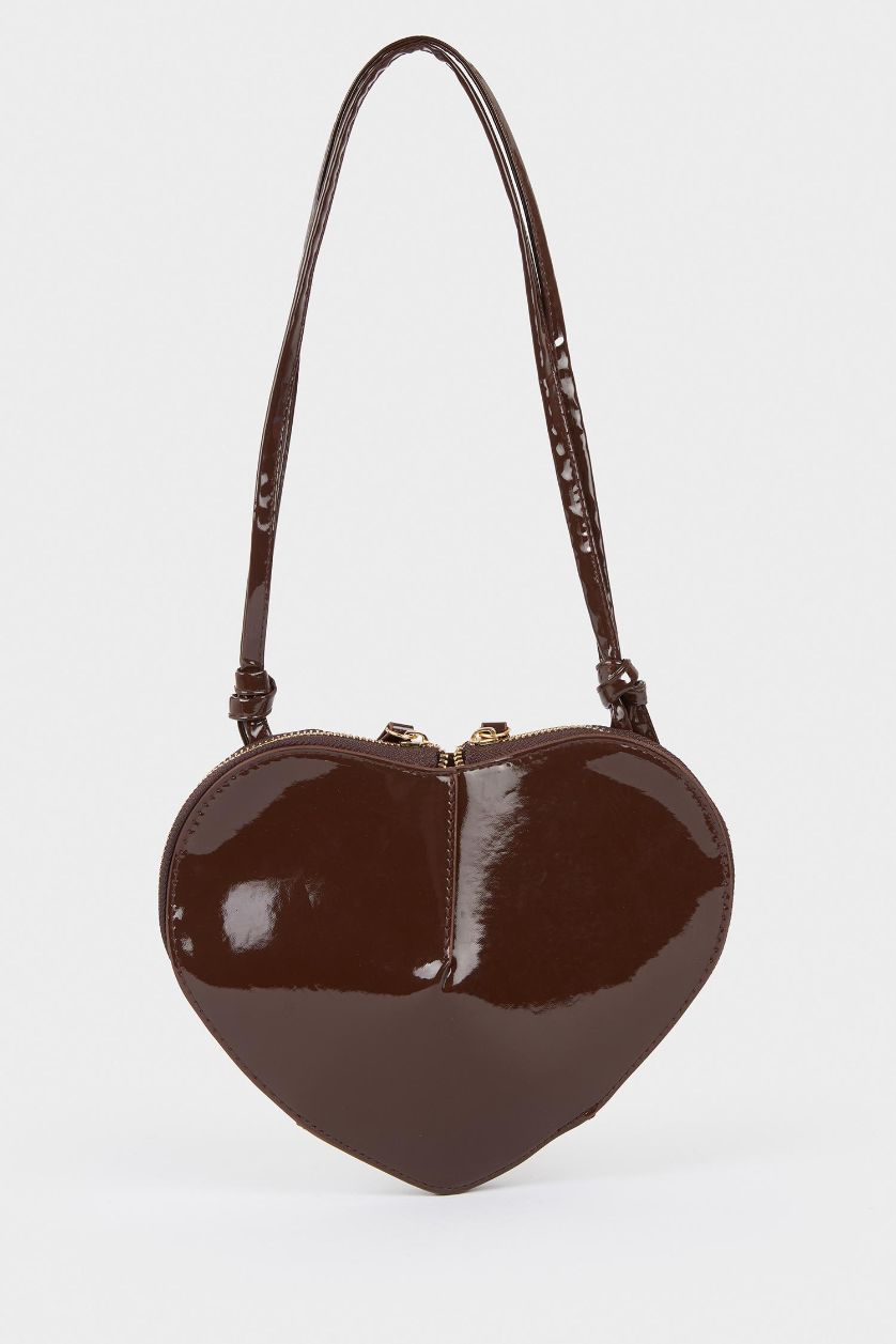 Kadın Koyu Kahve Kadın Suni Deri Çapraz Çanta