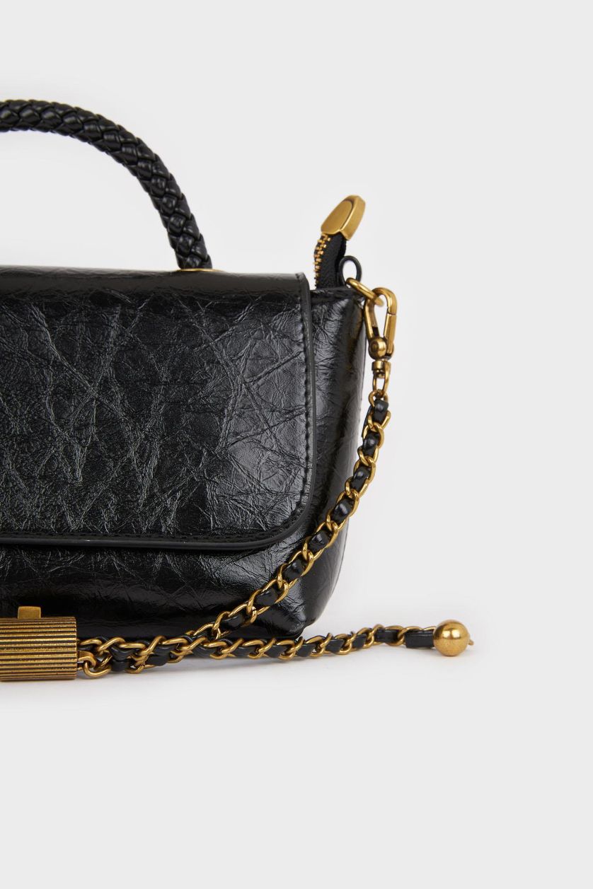 Kadın Siyah Kadın Suni Deri Çapraz Çanta