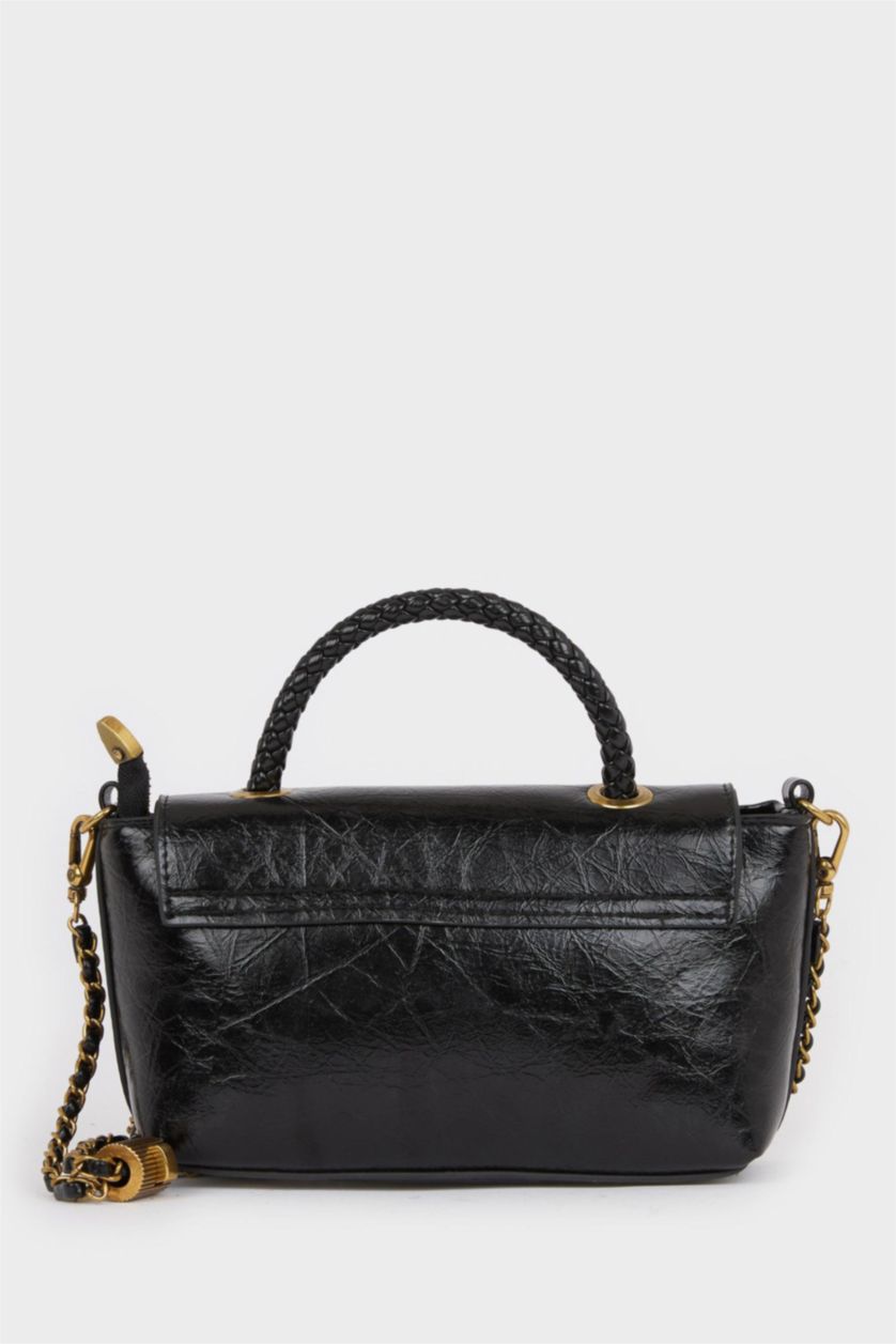 Kadın Siyah Kadın Suni Deri Çapraz Çanta