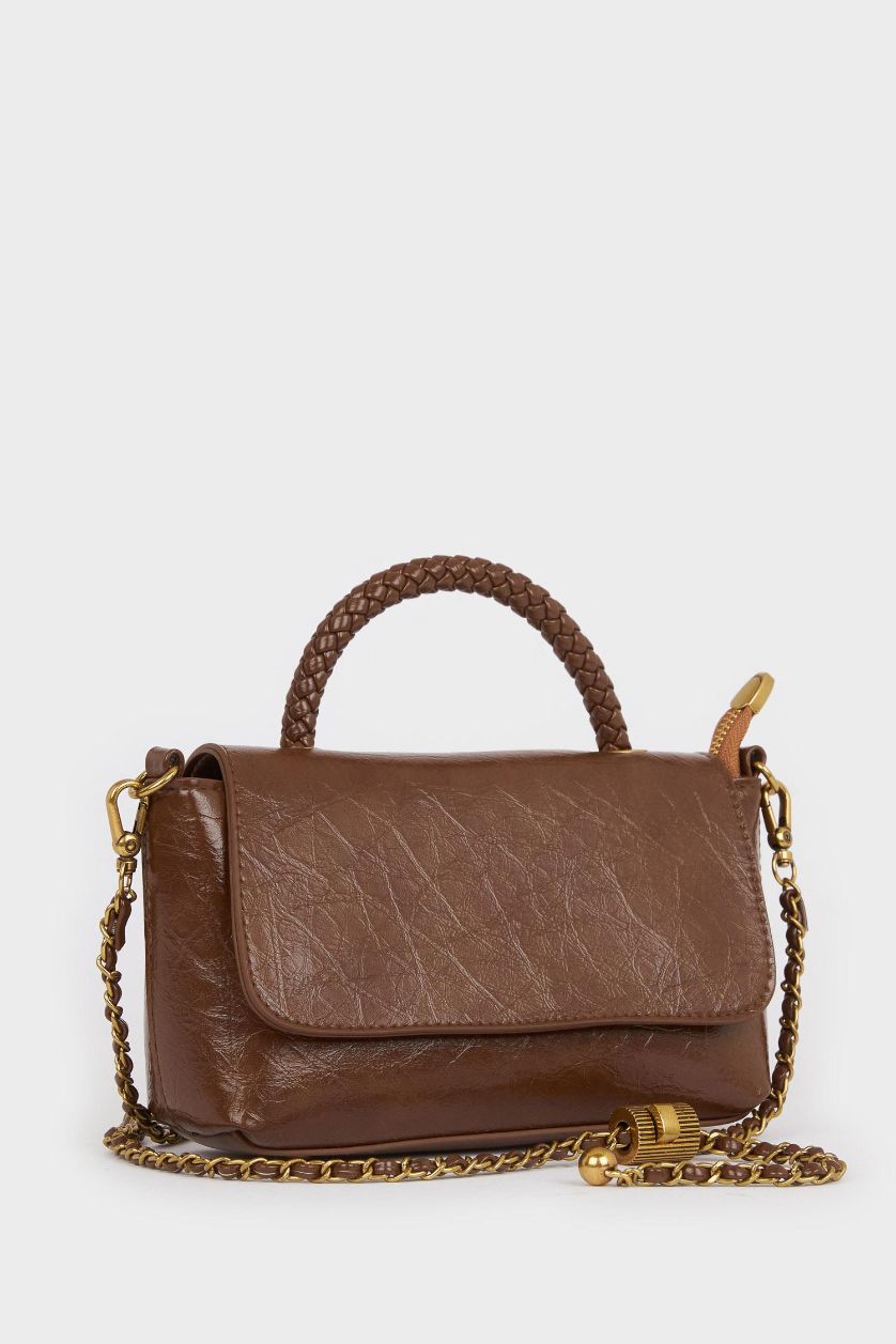 Kahve Kadın Kadın Suni Deri Çapraz Çanta 3299474 | DeFacto