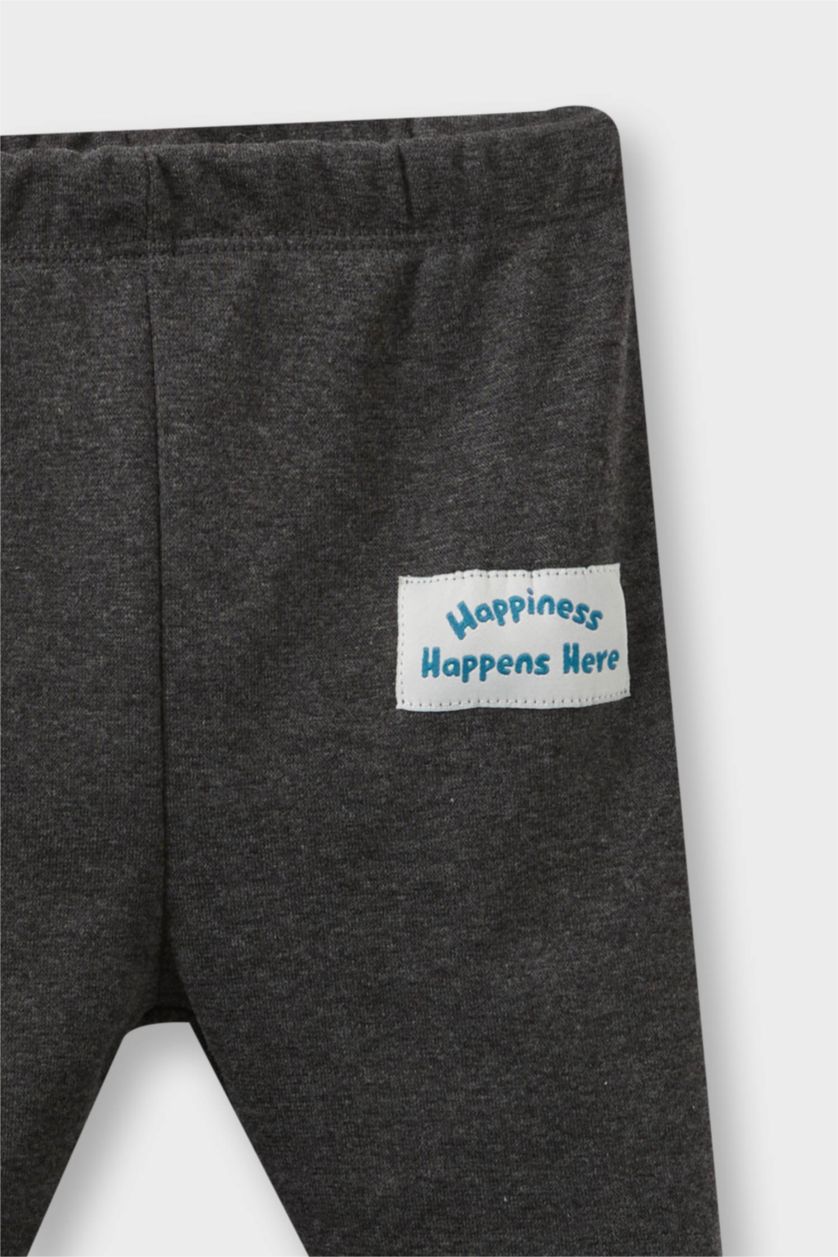 طفل صغير رمادي سيت بيبي ولادي سويت شيرت وبنطرون بجامة - قطعتين