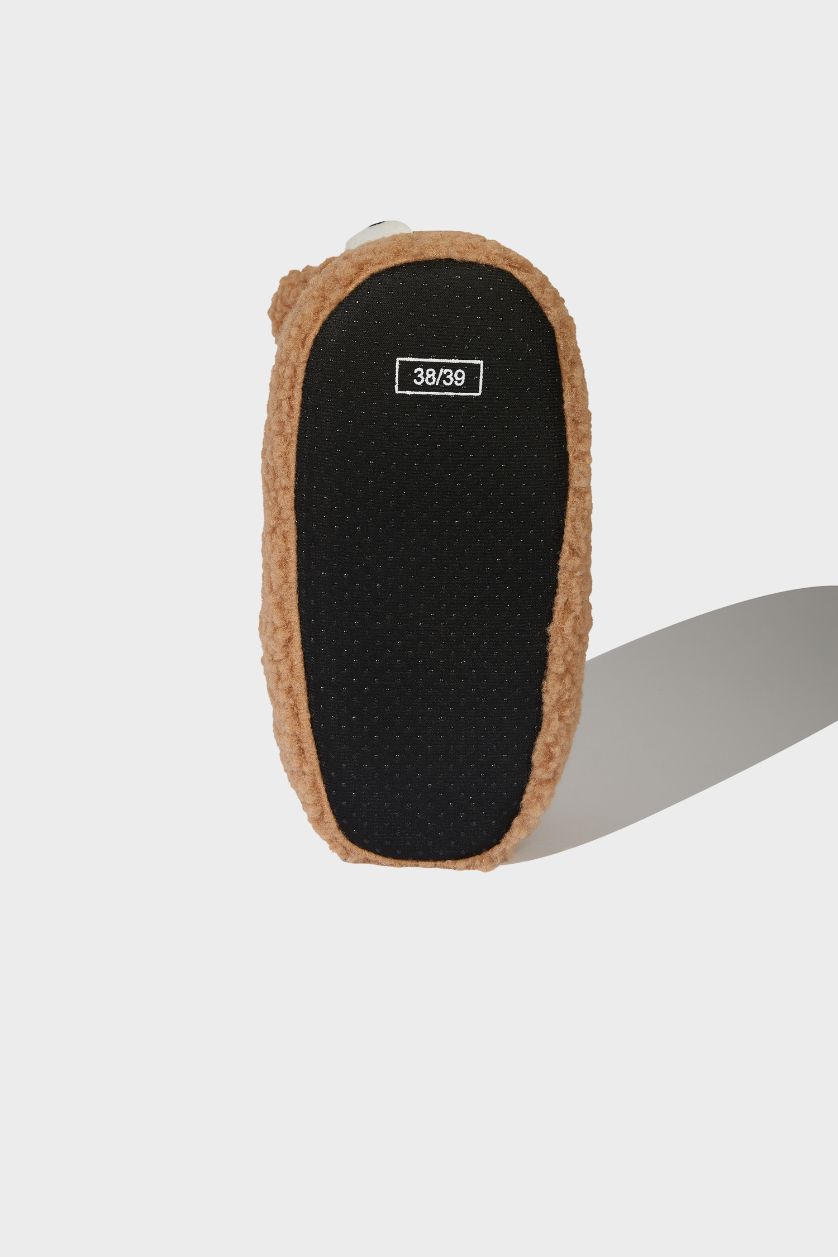 Kadın Kahve Kadın Düz Taban Panduf