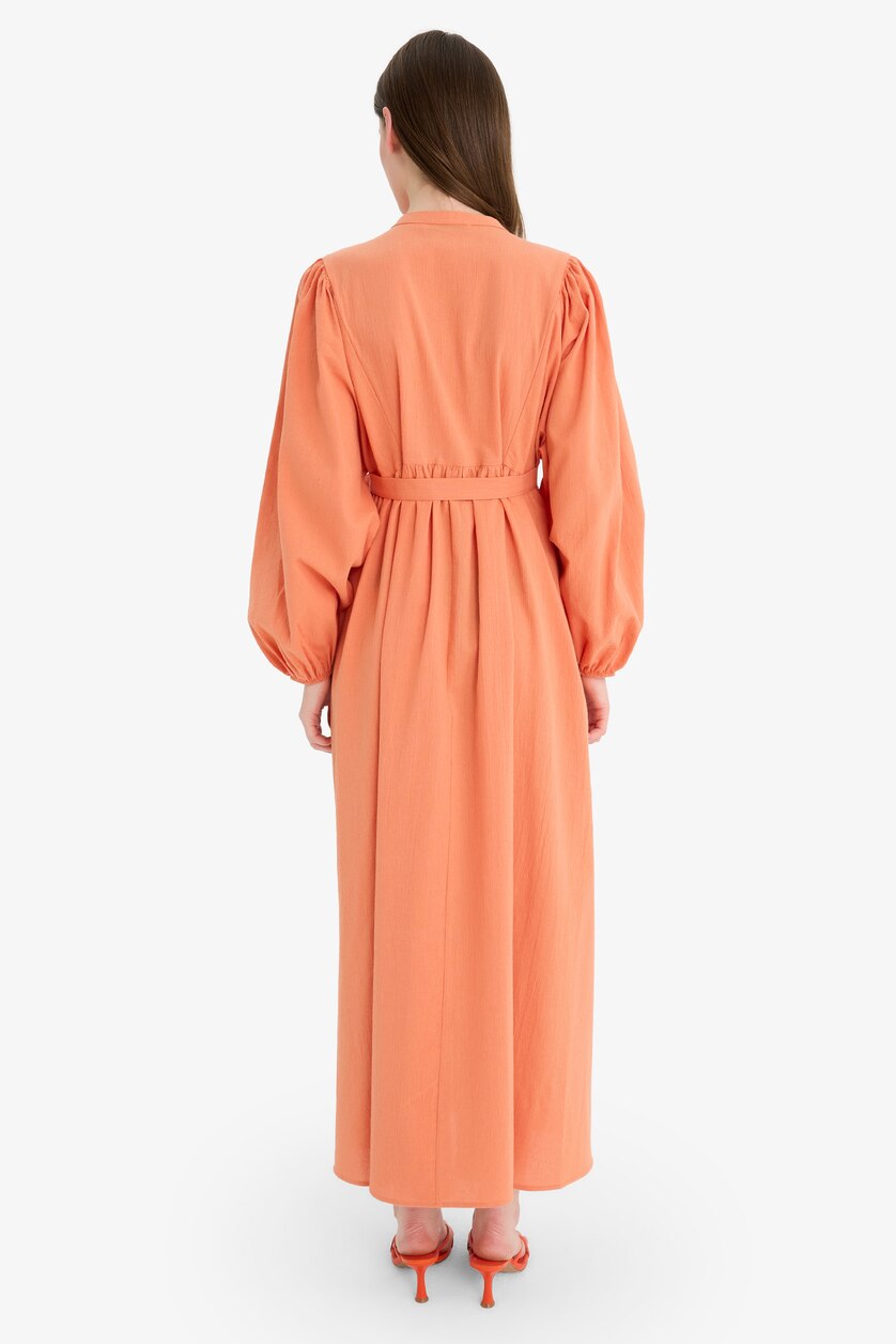 WOMAN Salmon Muslin Dress