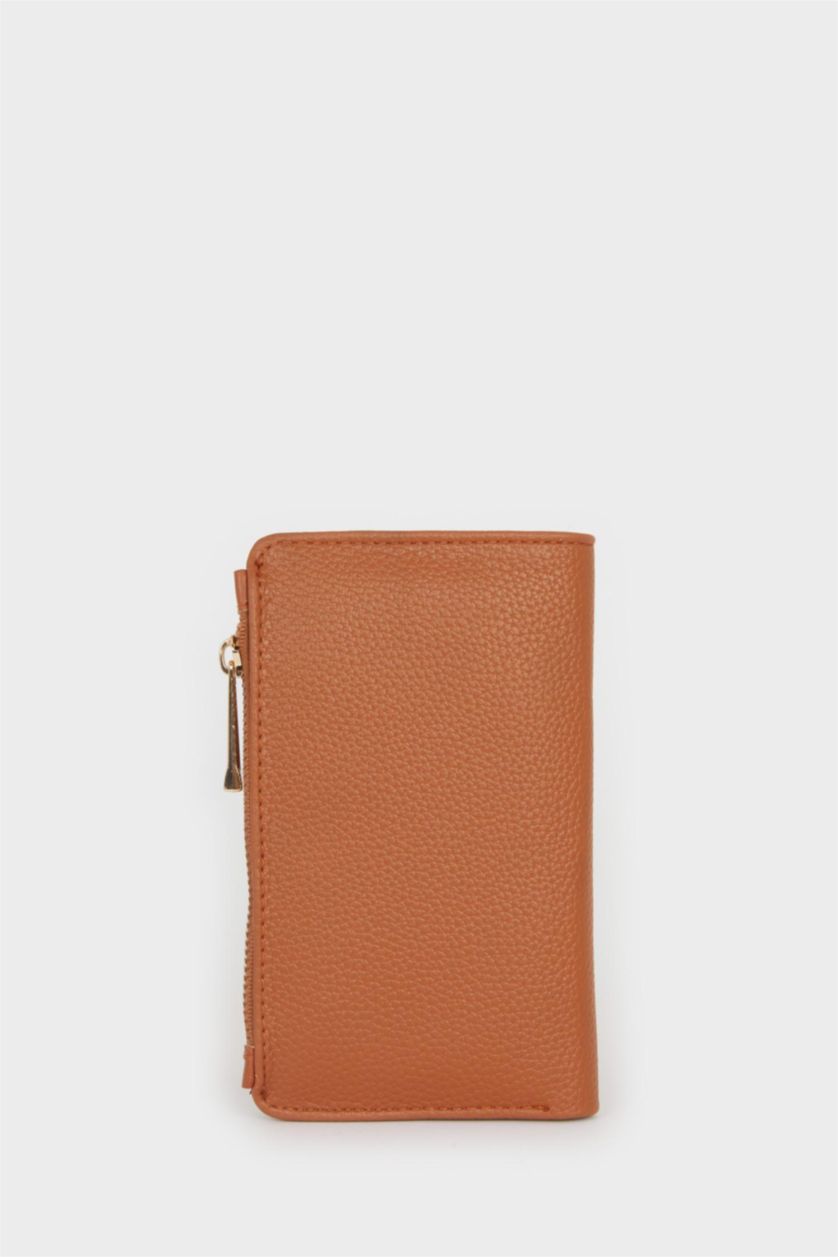 WOMAN Dark Brown Woman Faux Leather Wallets