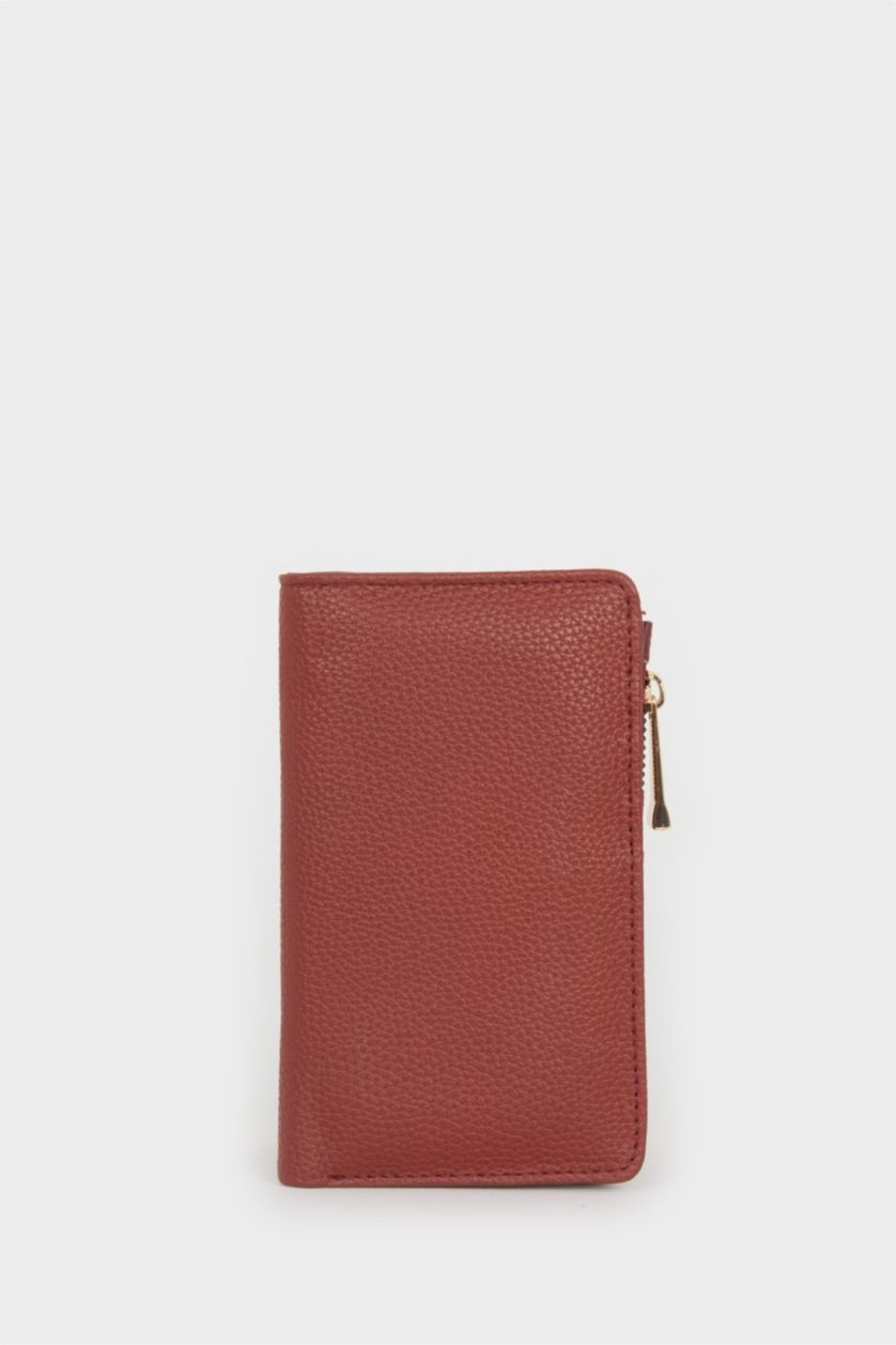 WOMAN Bordeaux Woman Faux Leather Wallets