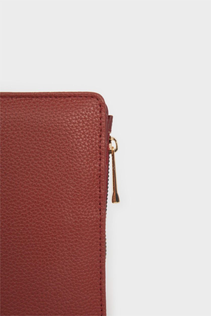 WOMAN Bordeaux Woman Faux Leather Wallets