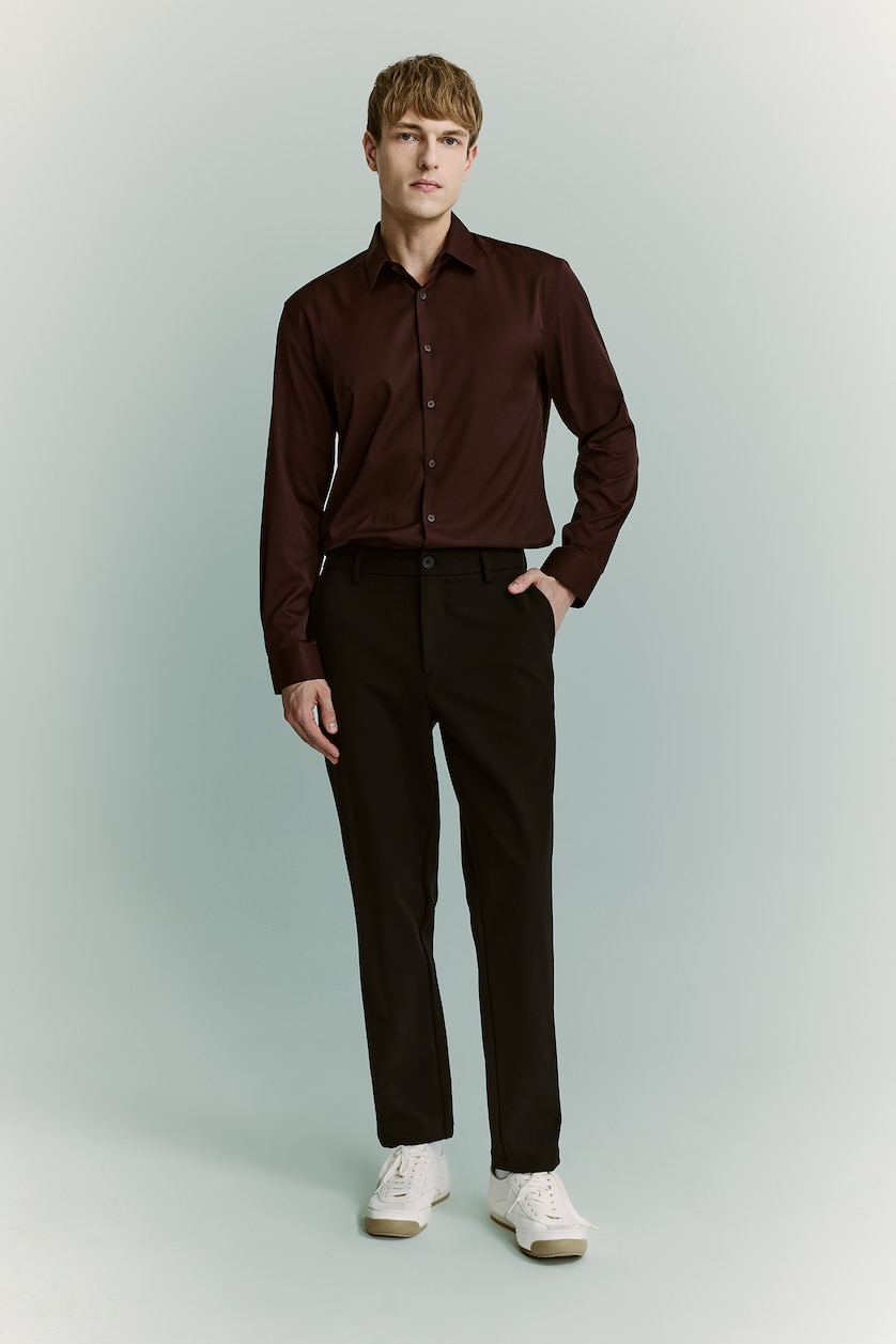 Ерлер қара Tailored Fit шалбар
