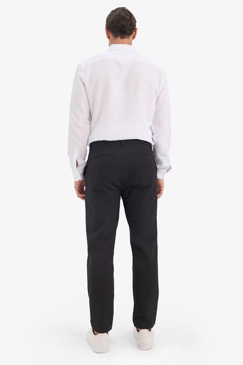 Erkek Siyah Jogger Fıt Kısa Paça Pantolon