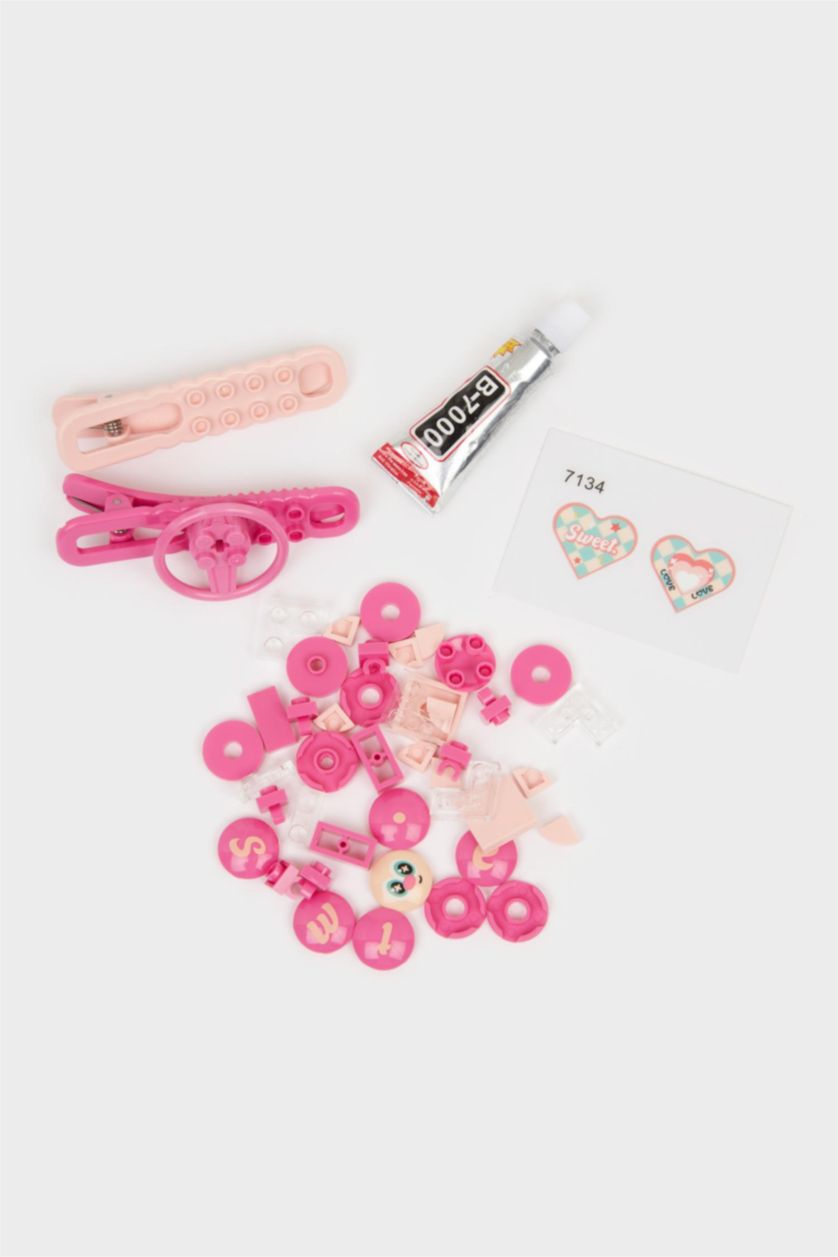 Girls & Teens Karma Girl 2 Piece Heart and Flower Hair Clips