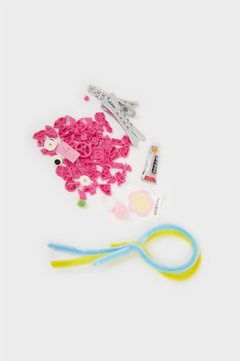 Girls & Teens Karma Girl 2 Piece Pink Flower Hair Clips