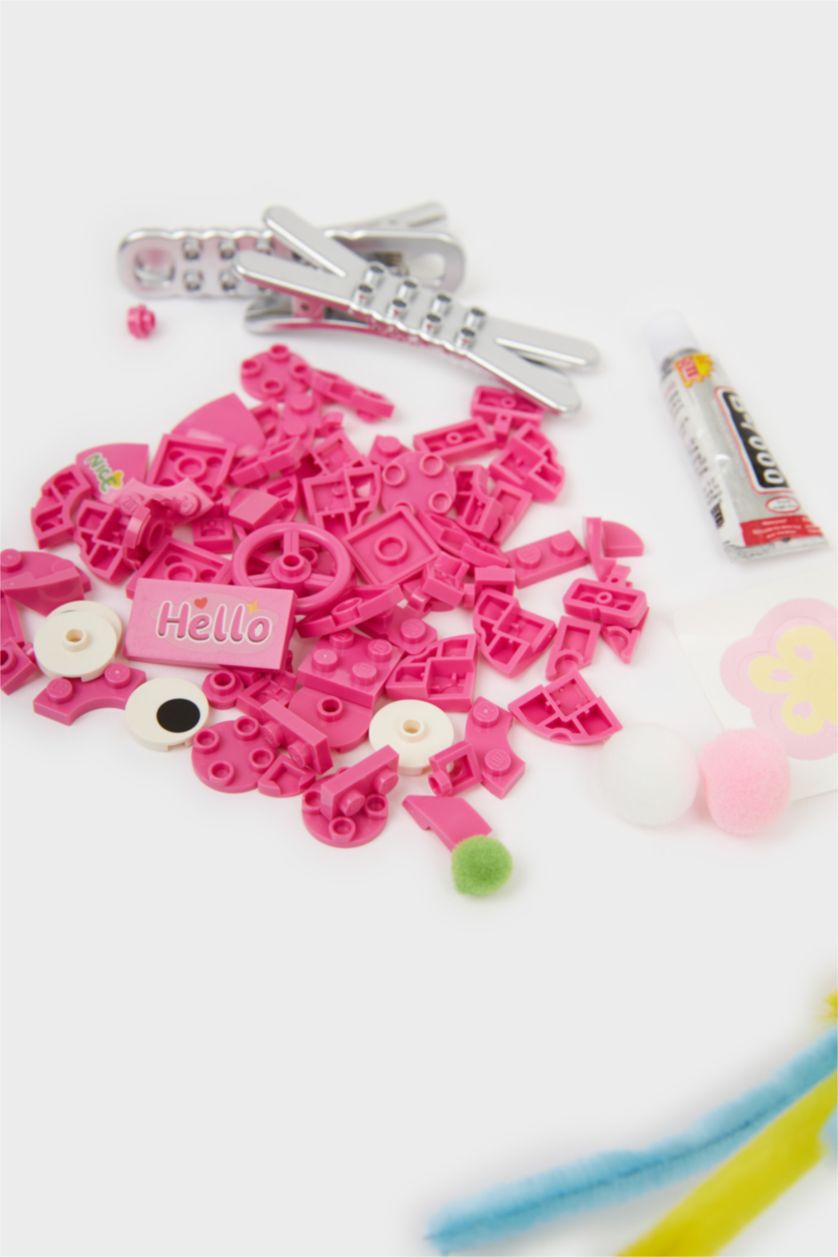 Girls & Teens Karma Girl 2 Piece Pink Flower Hair Clips