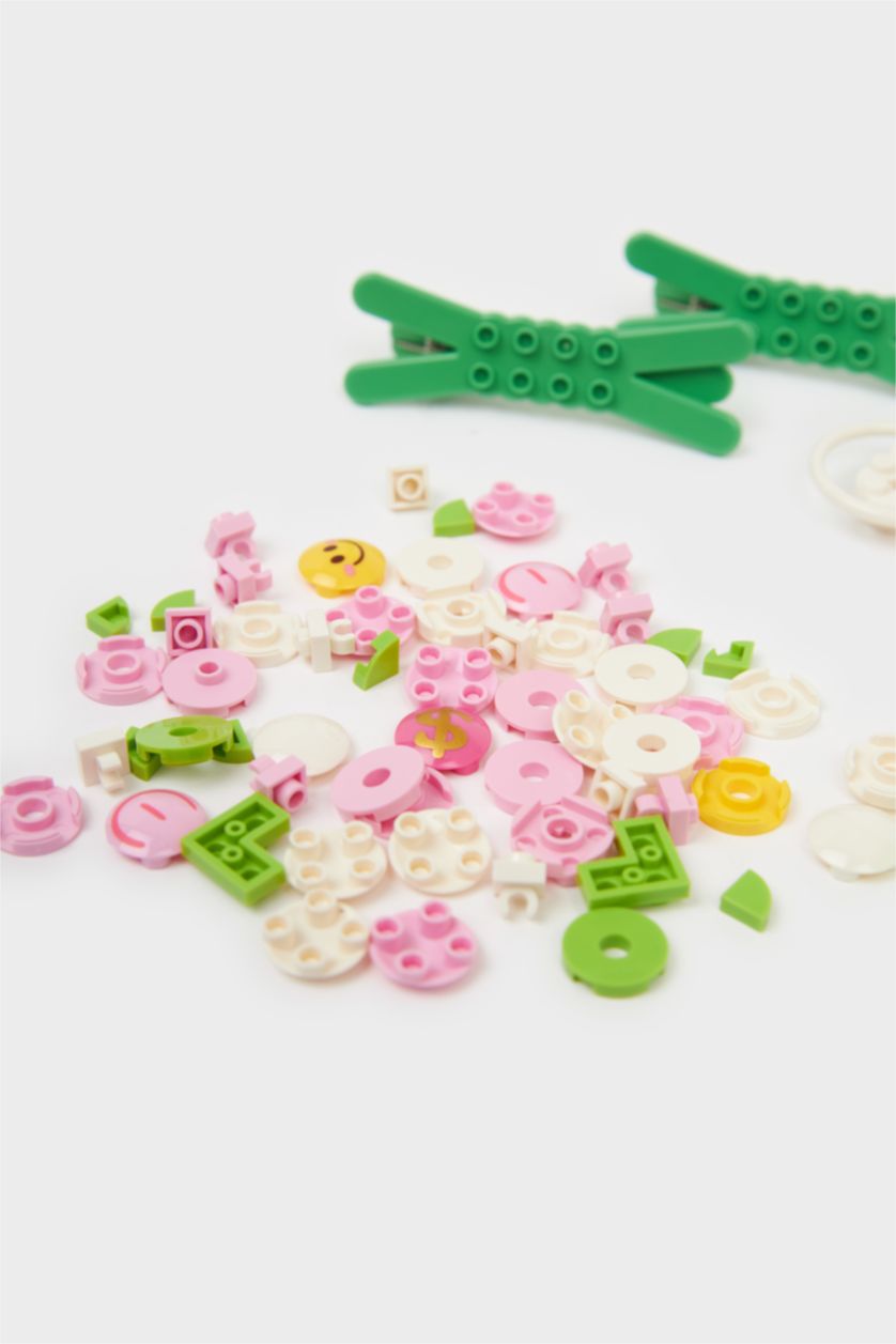 بنات Karma مشبك شعر بناتي فلورال - قطعتين