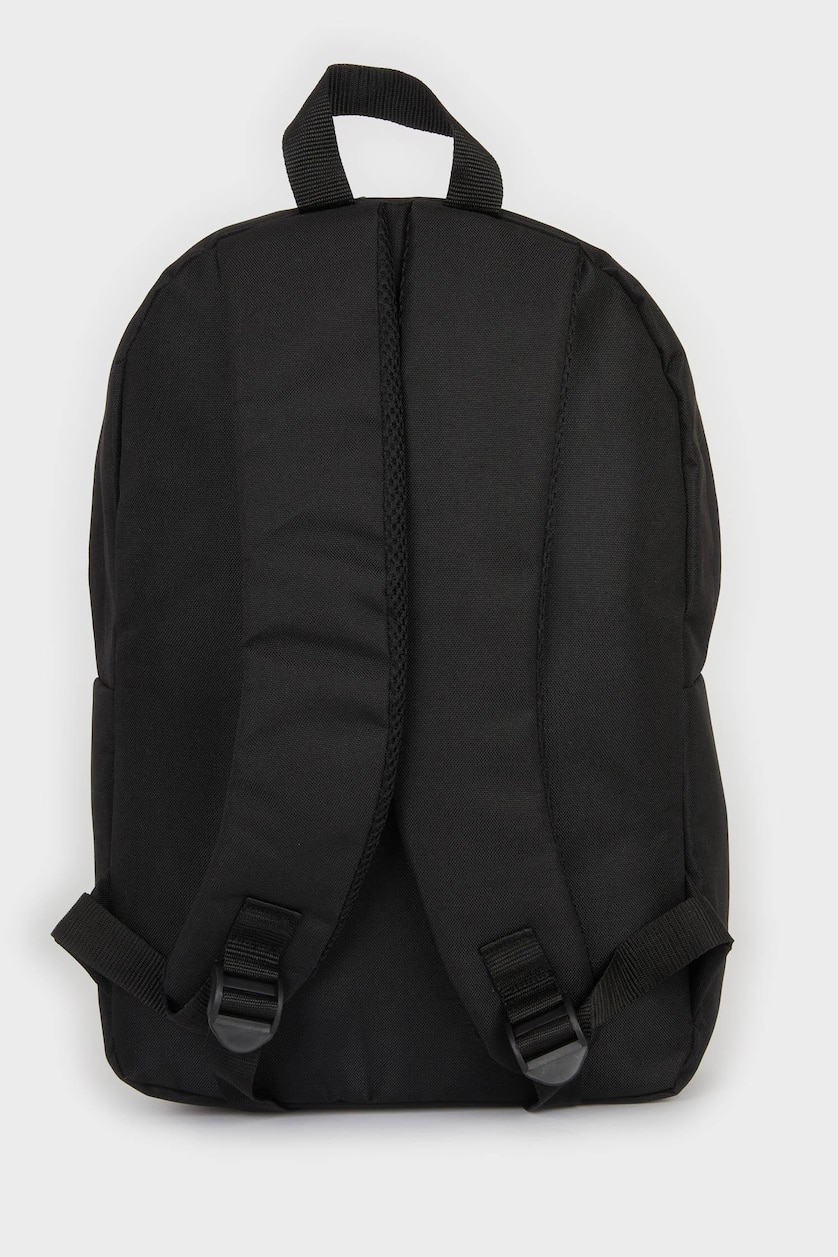 Erkek Siyah Su Geçirmez Unisex Okul Sırt Çantası