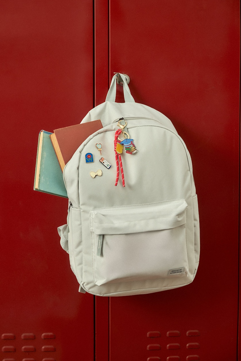 رجال رمادي فاتح Backpack