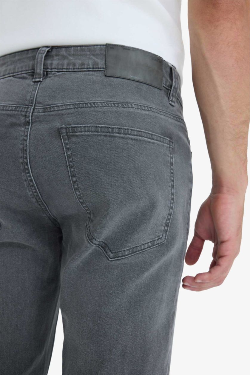 Мужчины Серый Педро облегающие джинсы с узкими штанинами