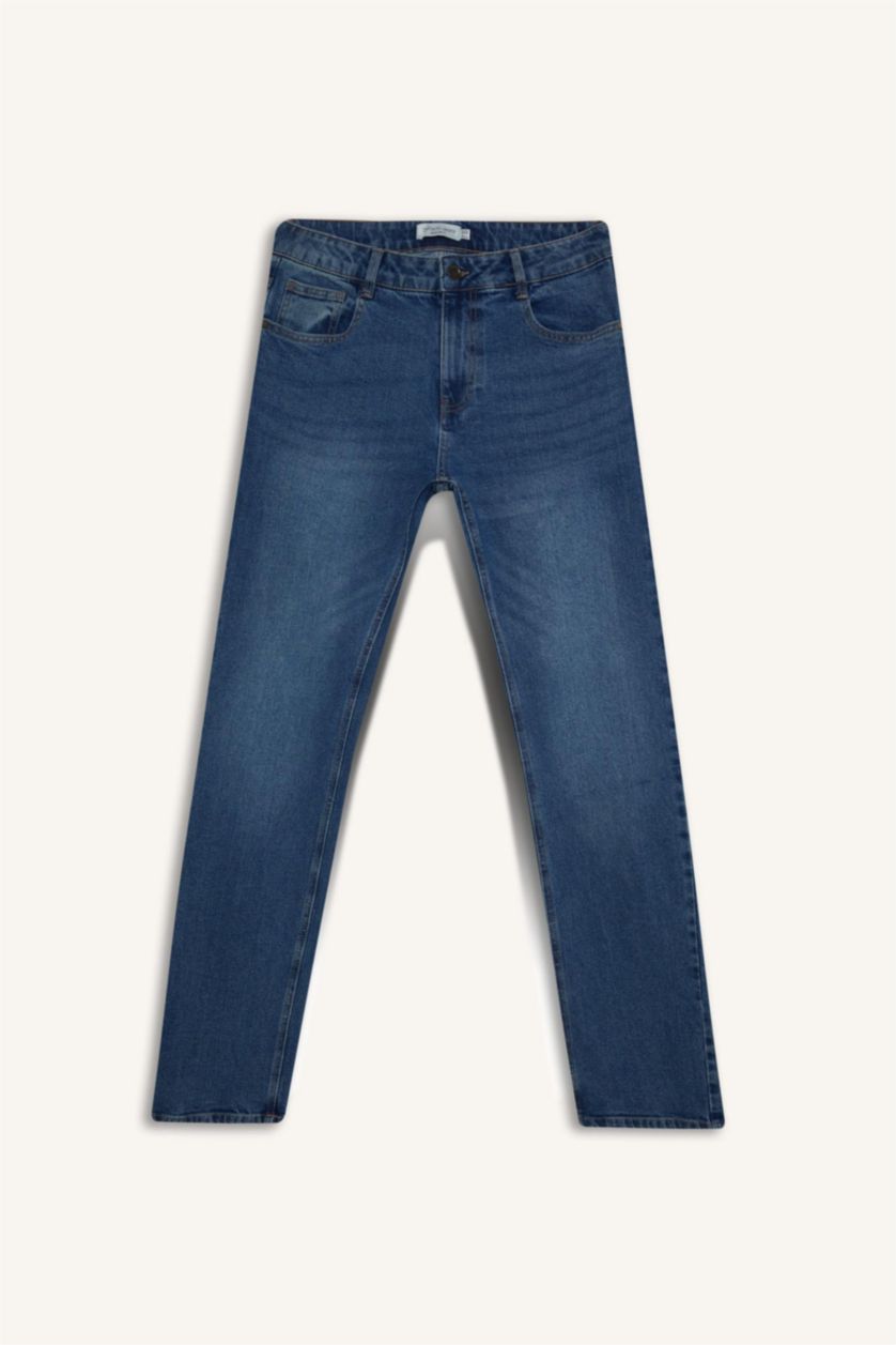 MAN Blue Sergio Regular Fit Regular Waist Straight Leg Jeans