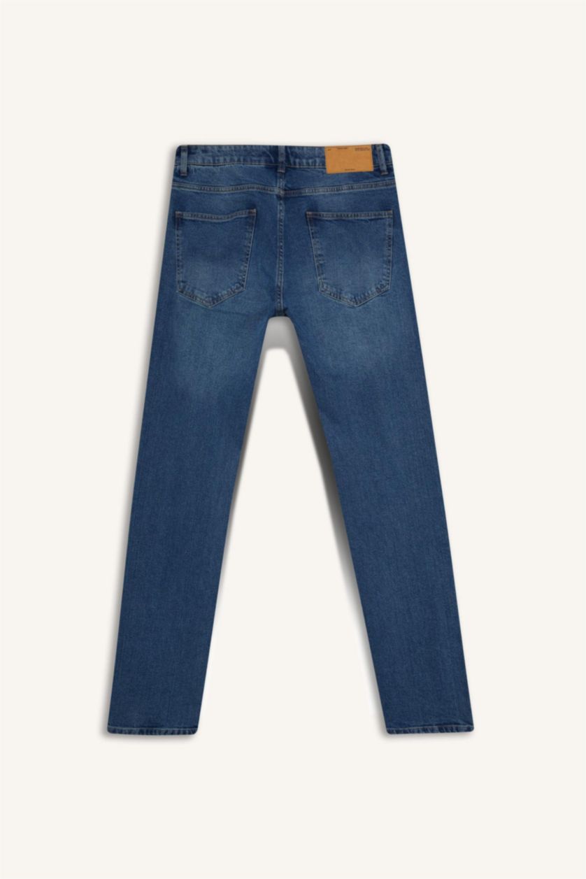 MAN Blue Sergio Regular Fit Regular Waist Straight Leg Jeans