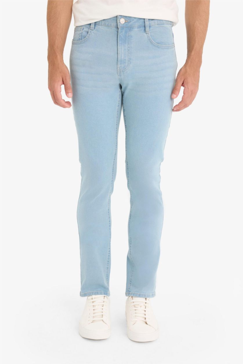 Man Light Blue Pedro Slim Fit Skinny Leg Jeans