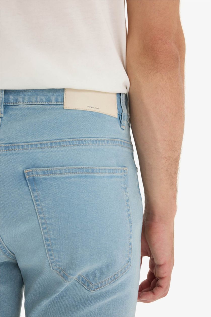 Man Light Blue Pedro Slim Fit Skinny Leg Jeans