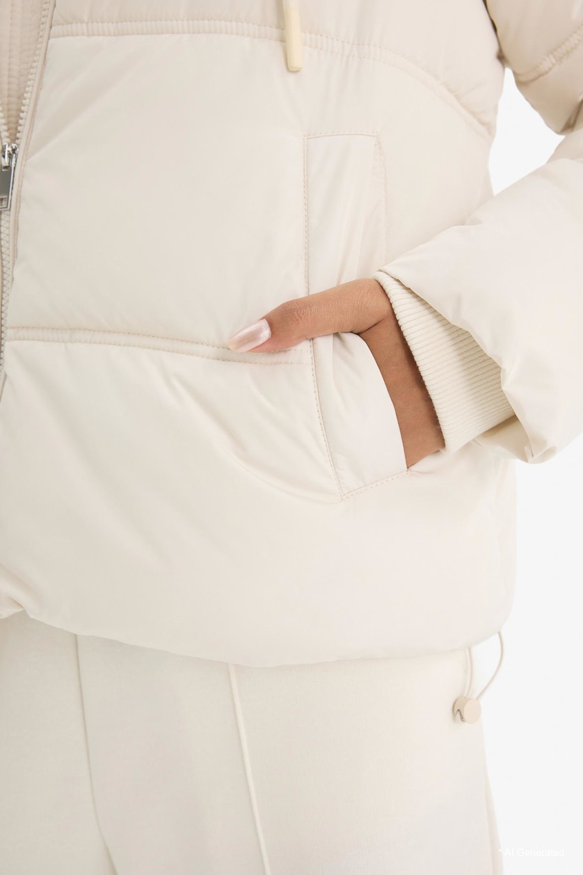 Woman Sand Puffer Jacket
