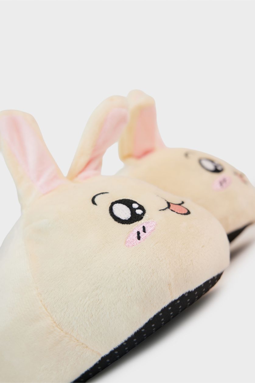 بناتي GOLD حذاء منزلي بكعب مسطح