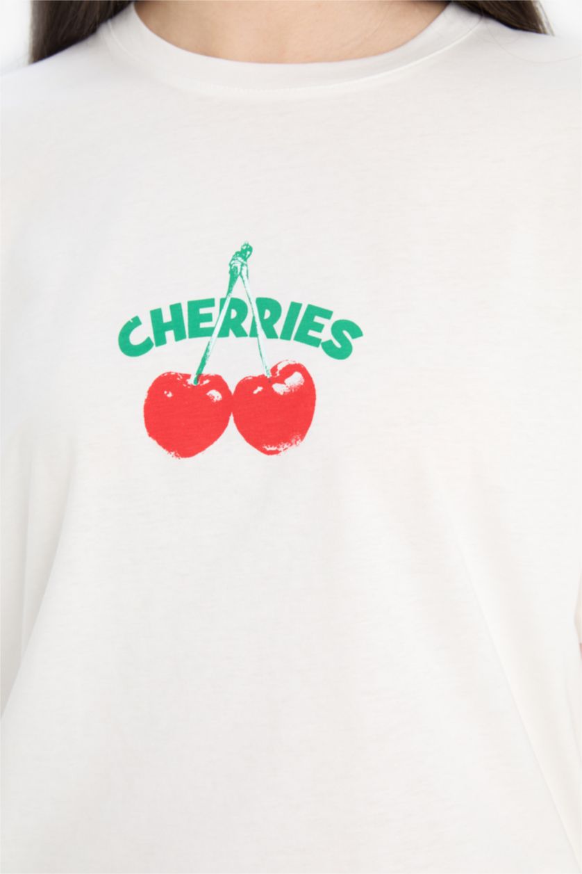 Woman Red Fall in Love Regular Fit Top Shorts 2 Piece Pajama Set