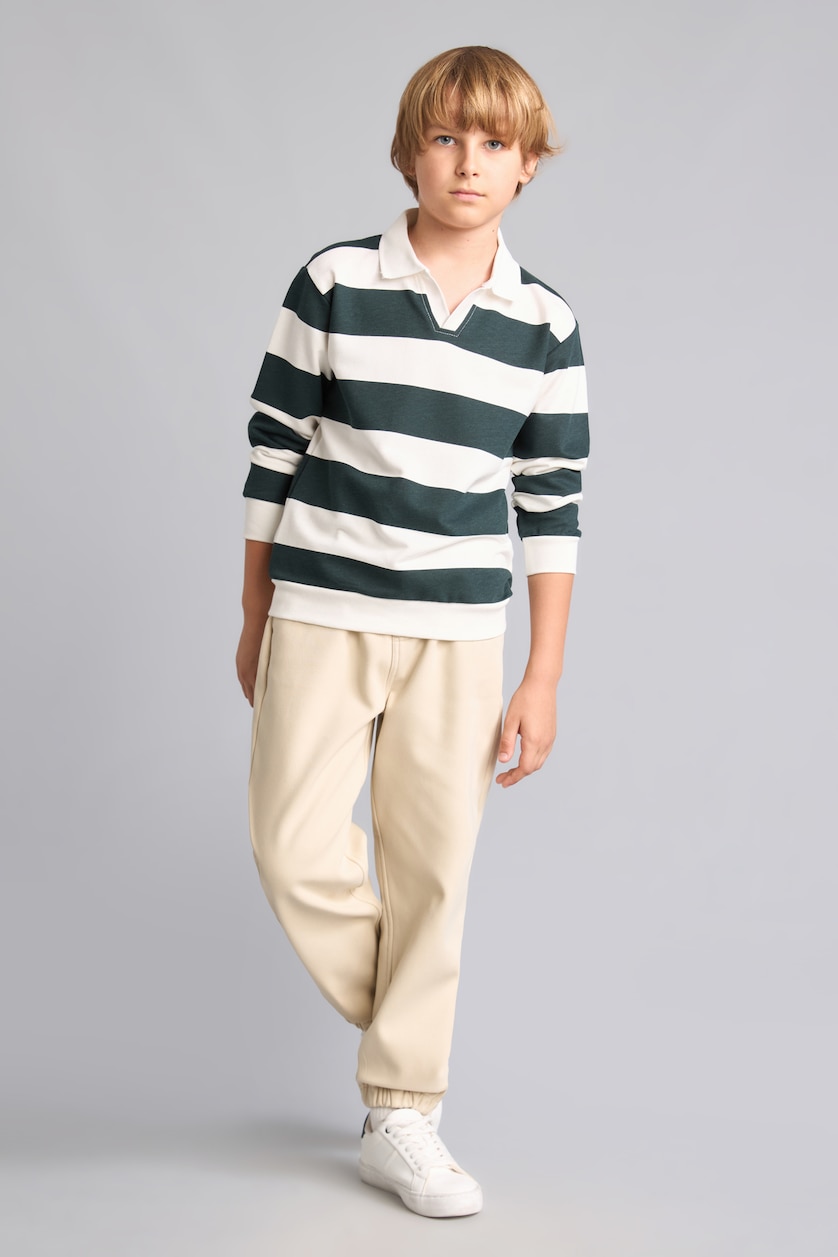 Young Boys - Teen Boys Beige jogger Sherpa Trousers