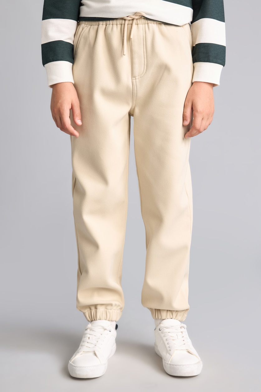Young Boys - Teen Boys Beige jogger Sherpa Trousers