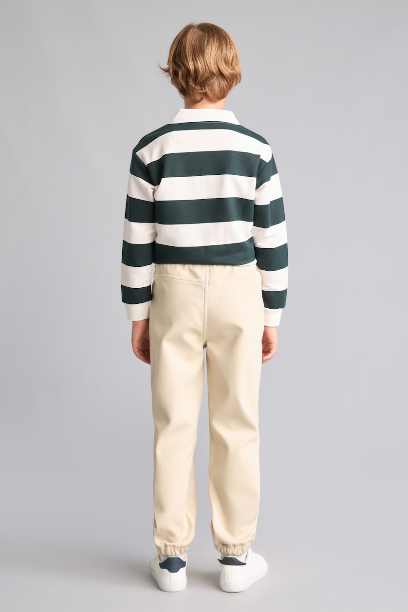 Young Boys - Teen Boys Beige jogger Sherpa Trousers