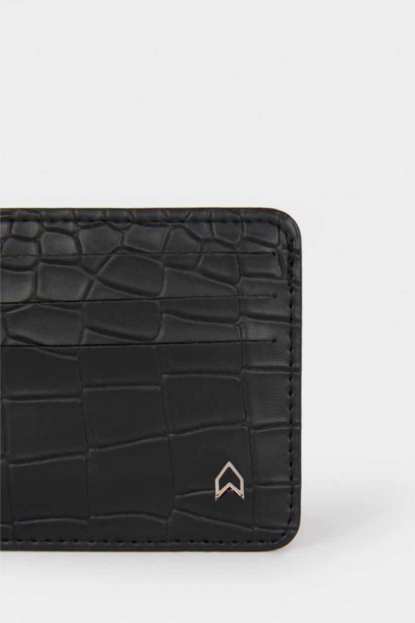 رجال أسود Man Business Card Wallet