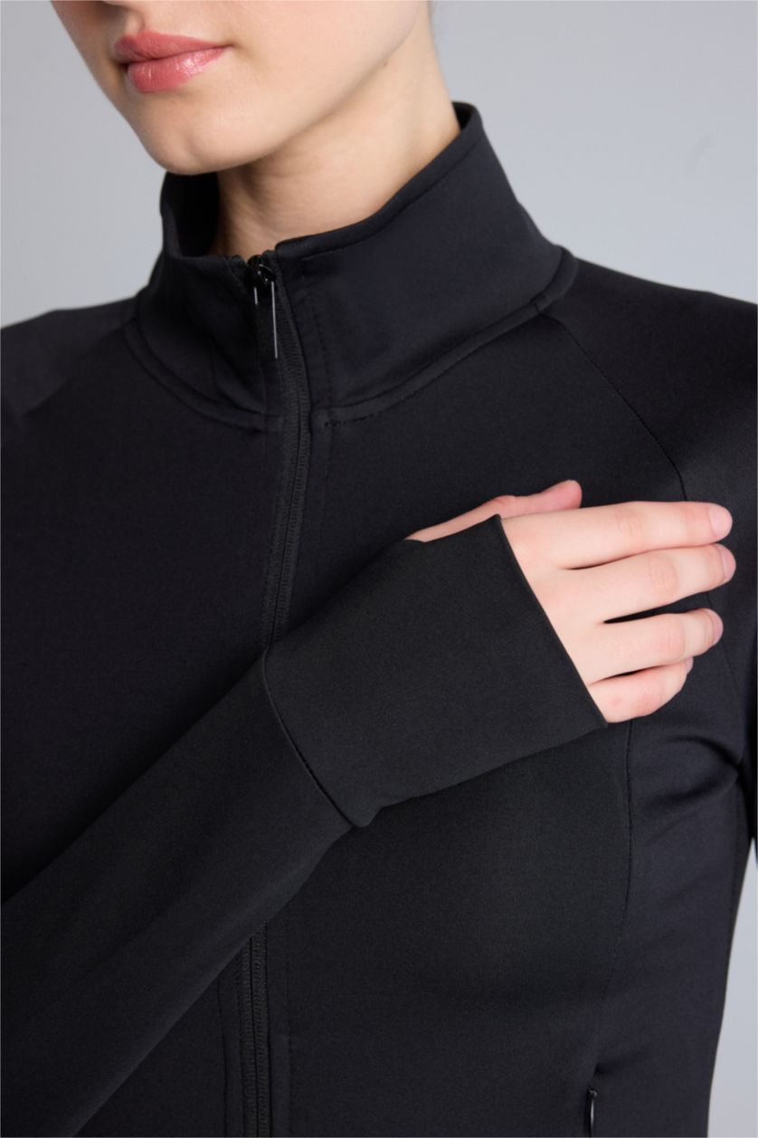 نساء أسود Slim Fit Cardigan