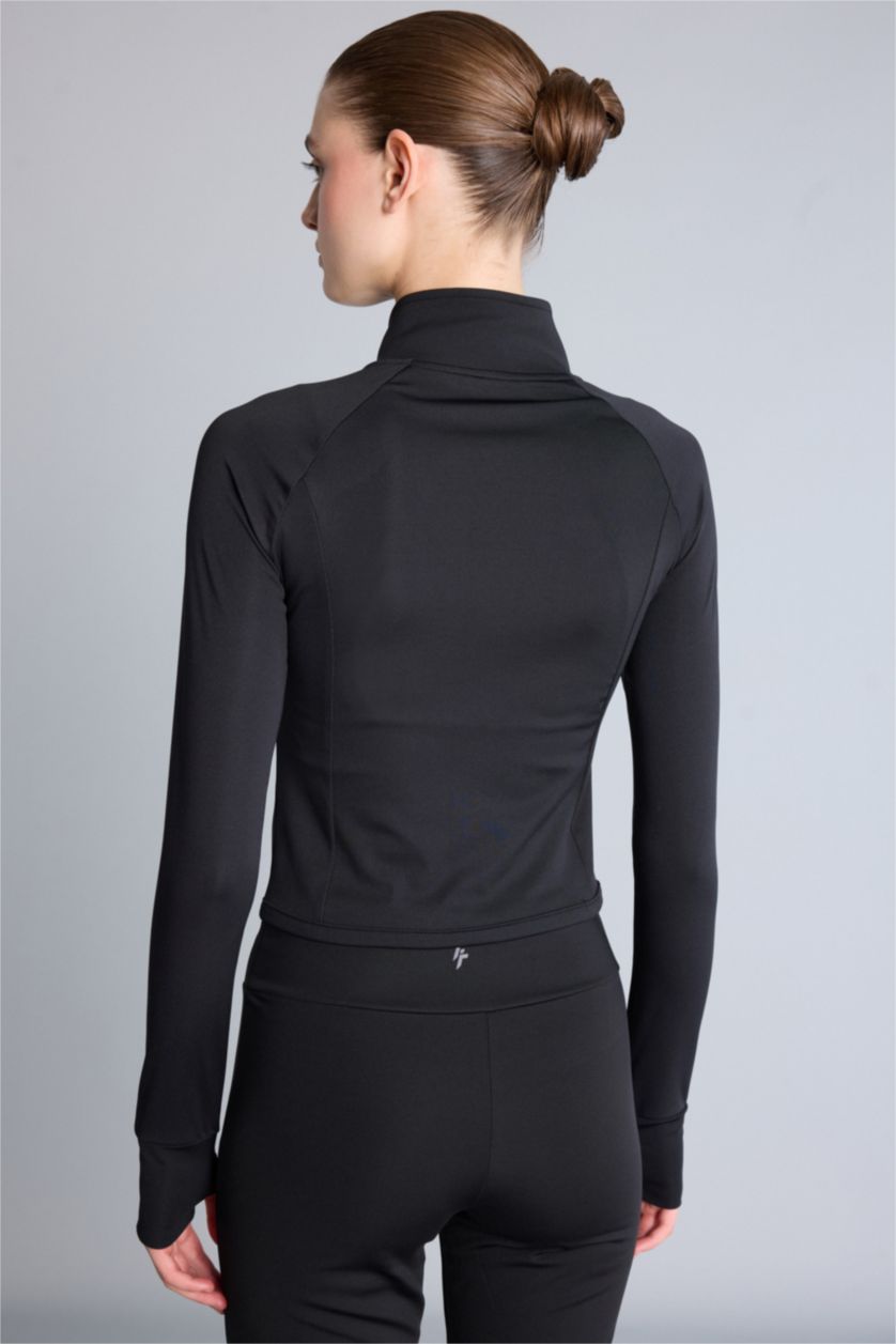 نساء أسود Slim Fit Cardigan