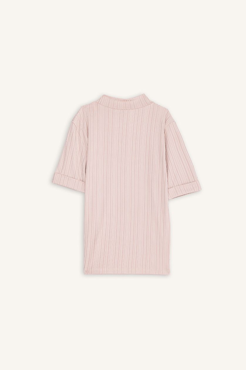 WOMAN Sand Regular Fit Camisole Short Sleeve T-Shirt