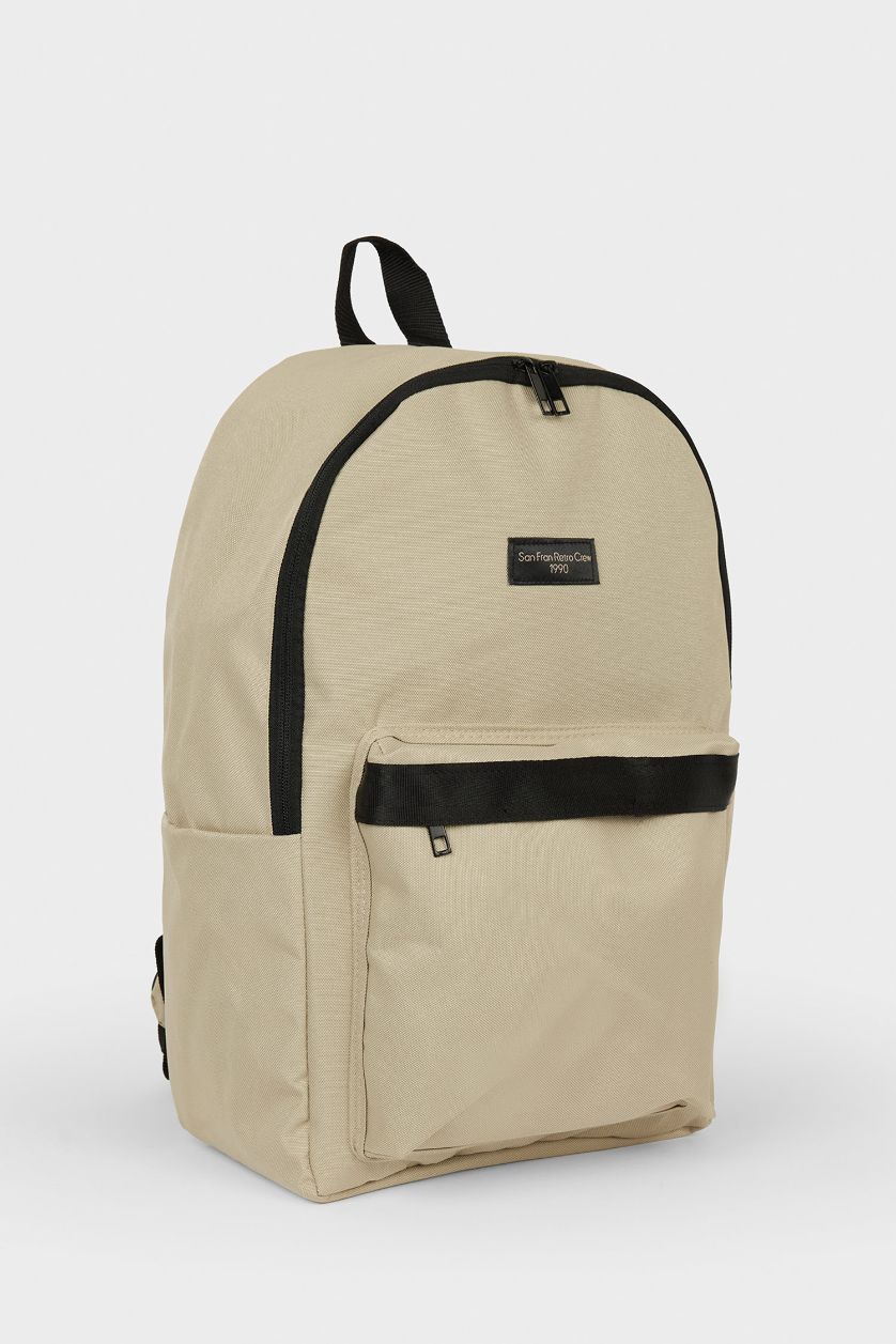 Erkek Çocuk - Genç Erkek Bej Unisex Okul Sırt Çantası