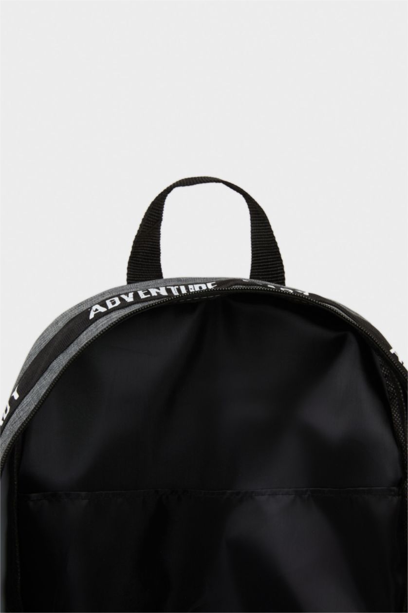 Erkek Çocuk - Genç Erkek Gri Melanj Erkek Sırt Çantası