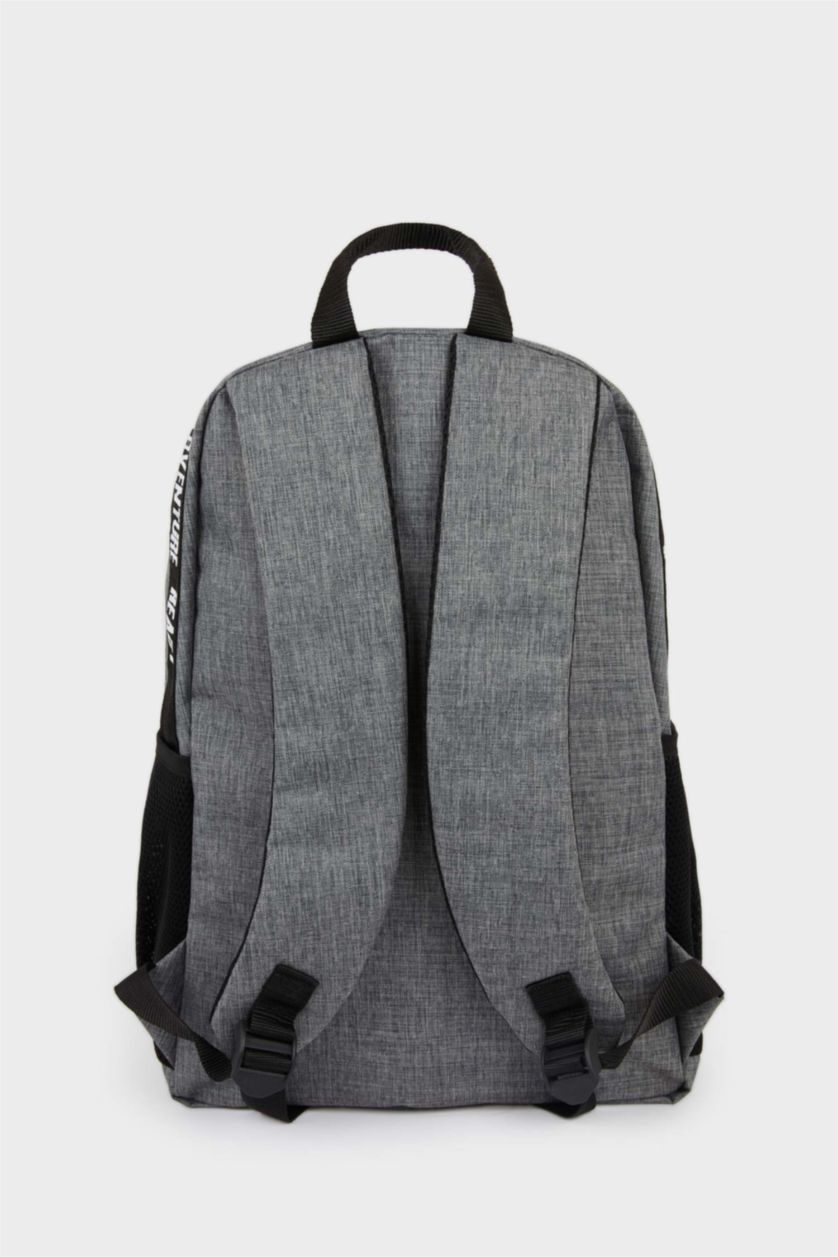 Erkek Çocuk - Genç Erkek Gri Melanj Erkek Sırt Çantası