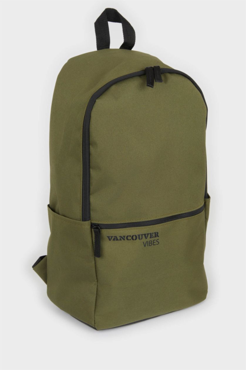 Erkek Haki Unisex Okul Sırt Çantası