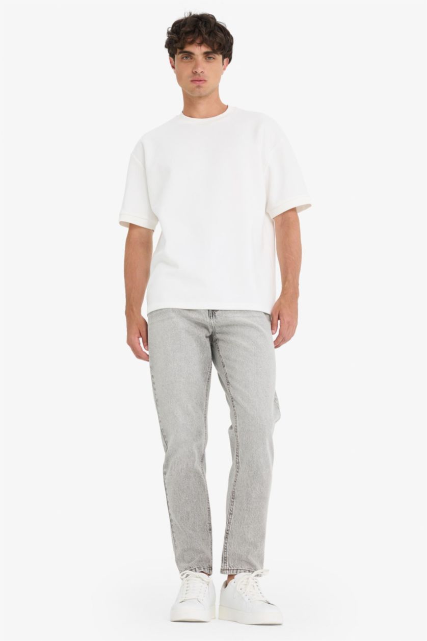 MAN Grey 90's Slim Fit Skinny Leg Jeans