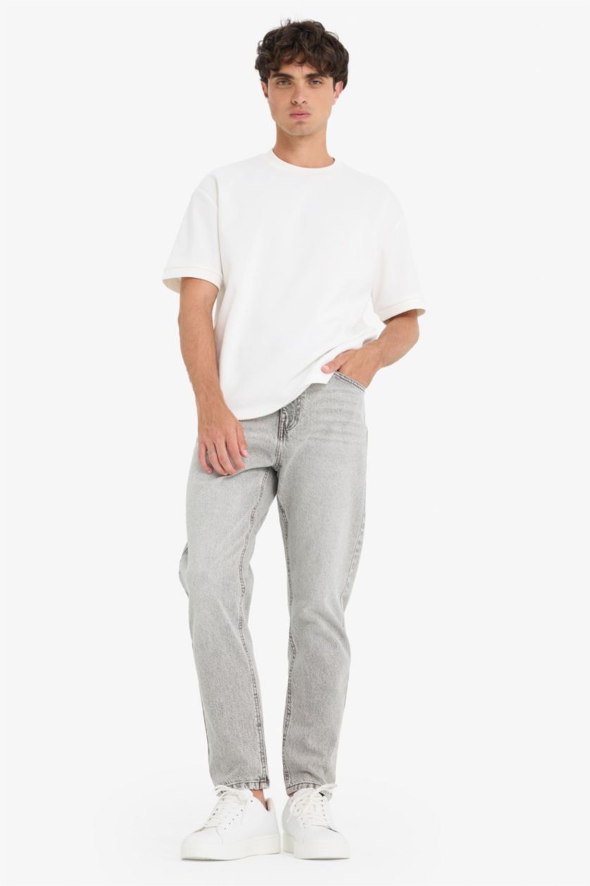 MAN Grey 90's Slim Fit Skinny Leg Jeans