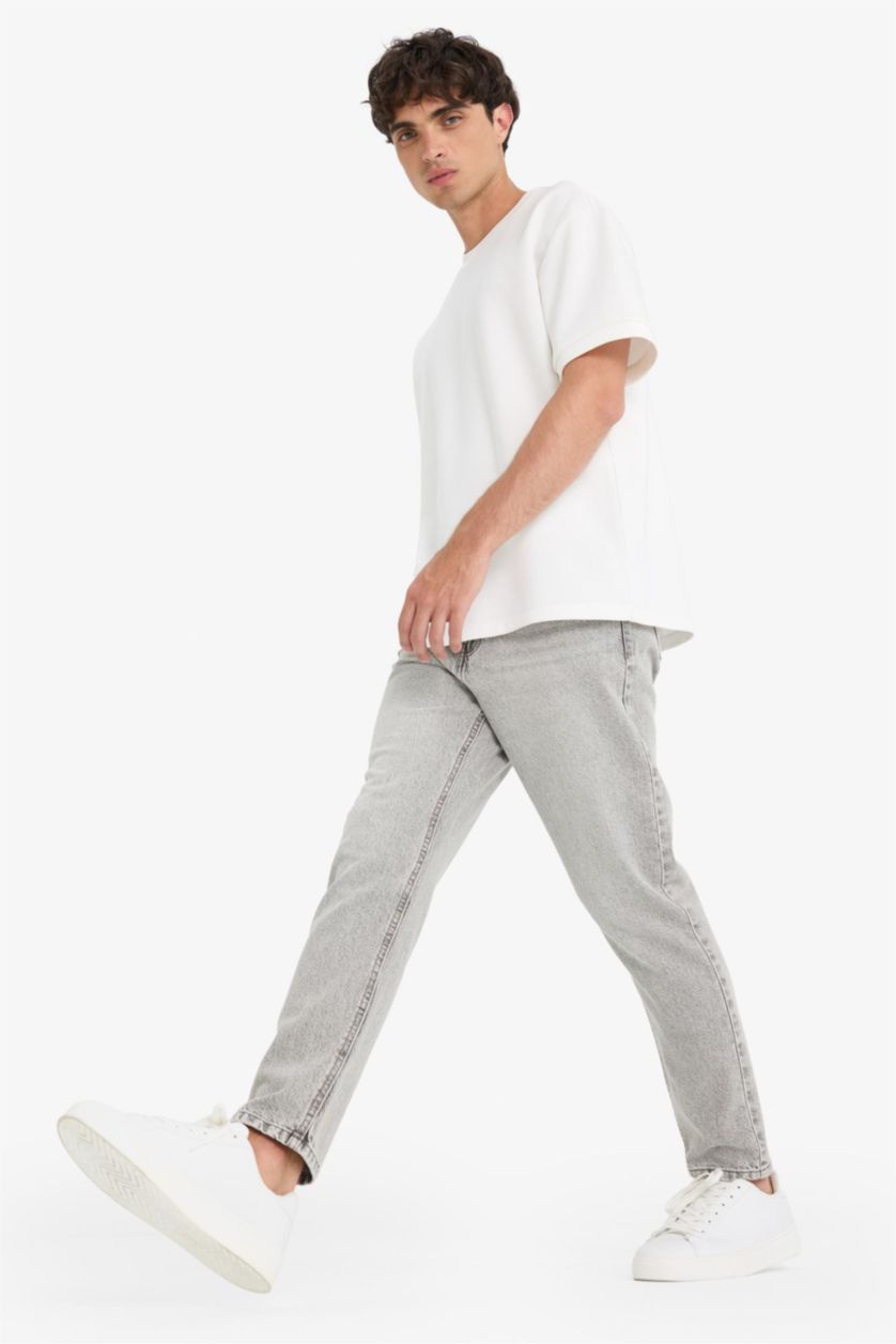 MAN Grey 90's Slim Fit Skinny Leg Jeans