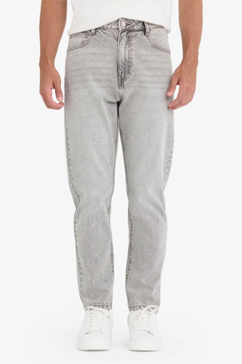 MAN Grey 90's Slim Fit Skinny Leg Jeans