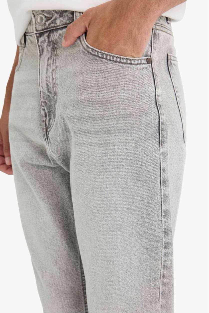 MAN Grey 90's Slim Fit Skinny Leg Jeans