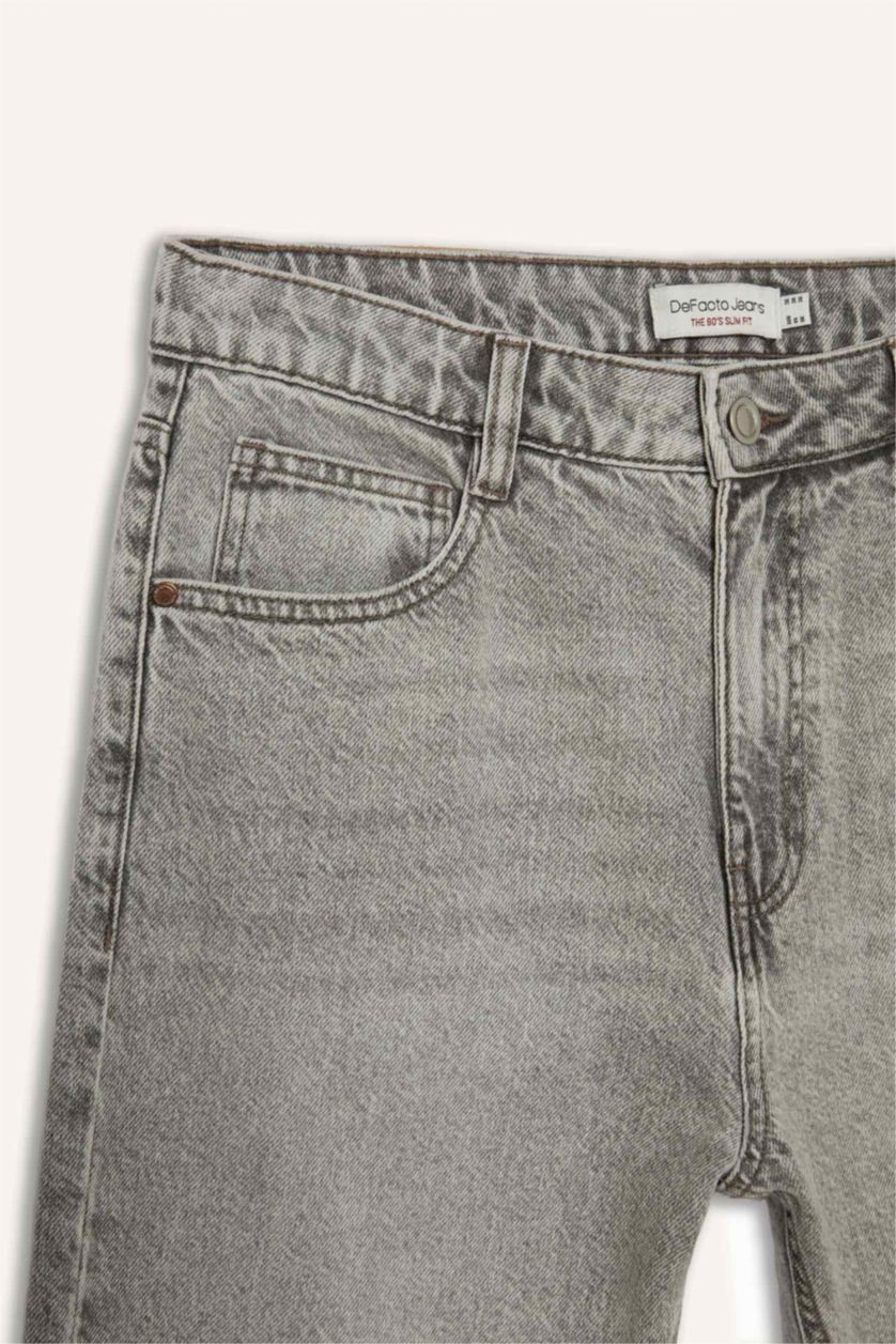 MAN Grey 90's Slim Fit Skinny Leg Jeans