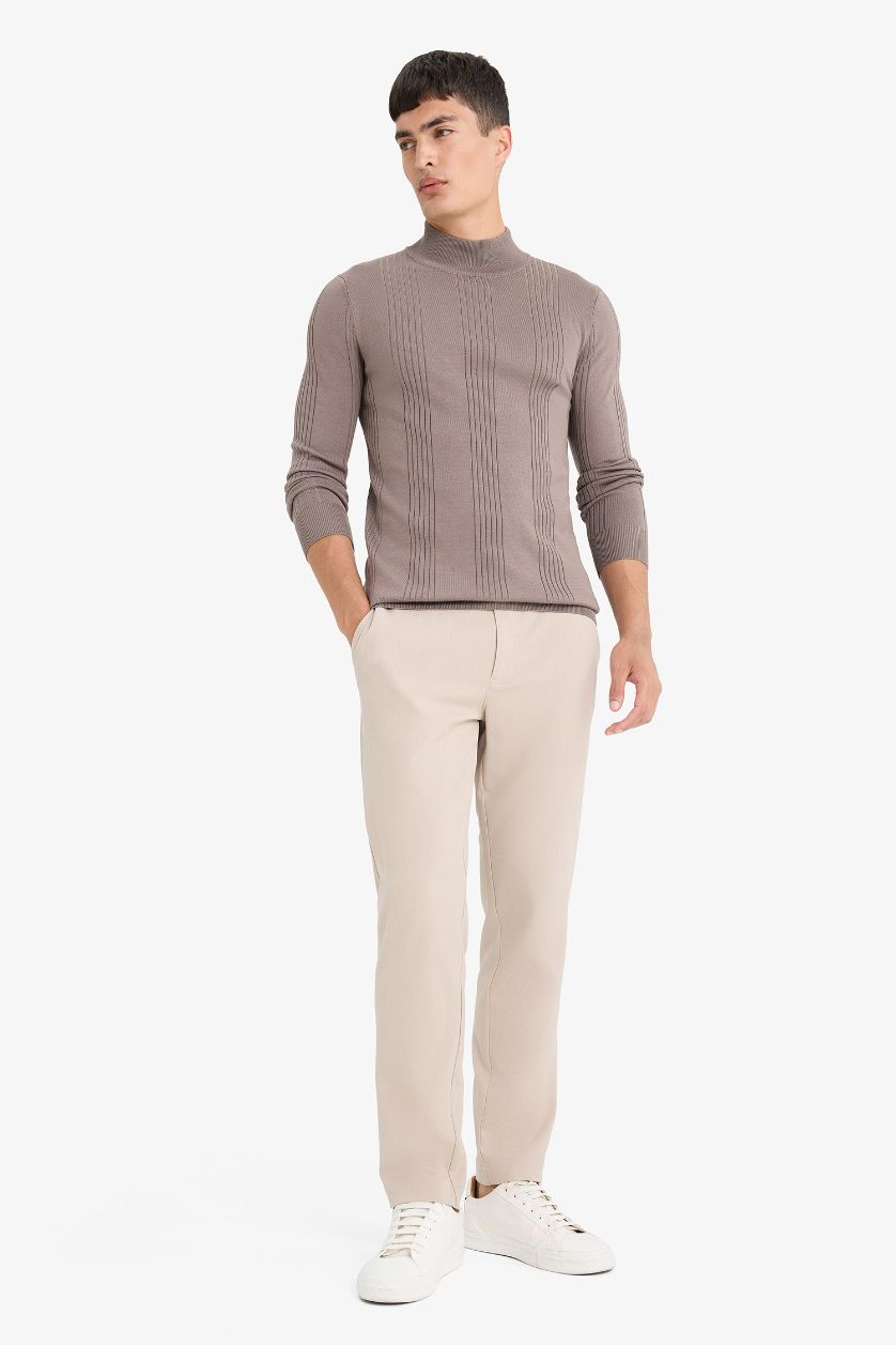 MAN Vison Standard Fit Half Turtleneck Knitwear Pullover