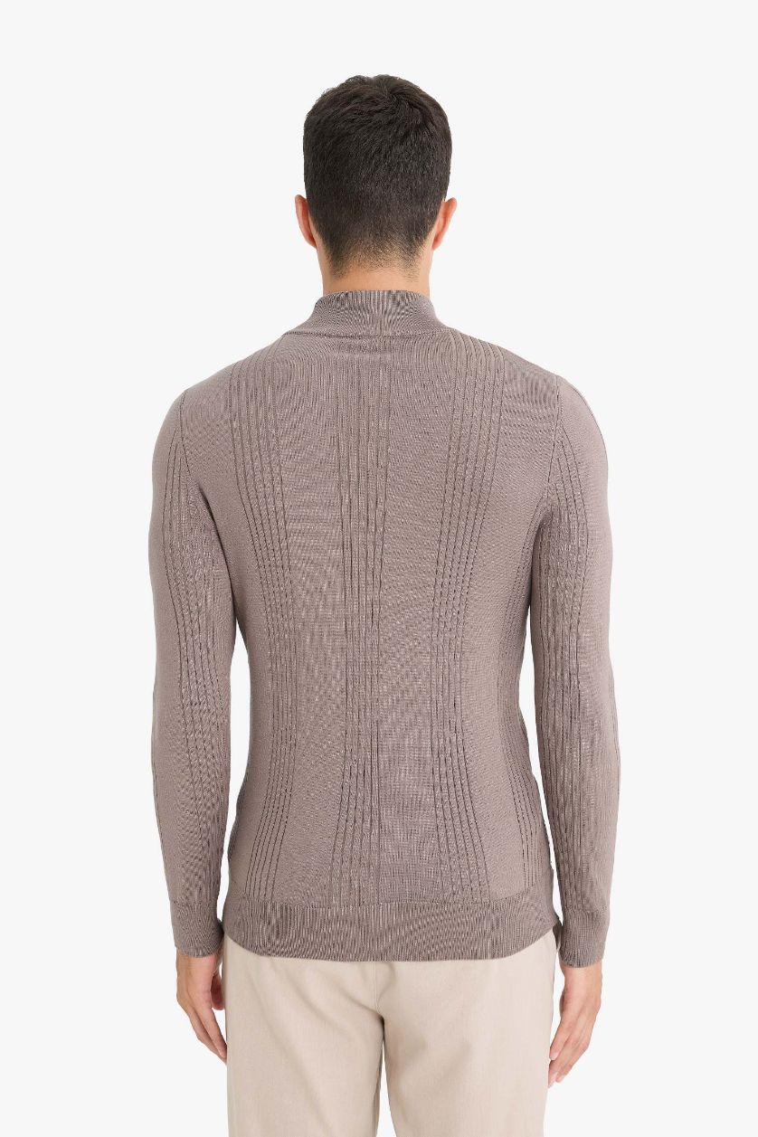 MAN Vison Standard Fit Half Turtleneck Knitwear Pullover