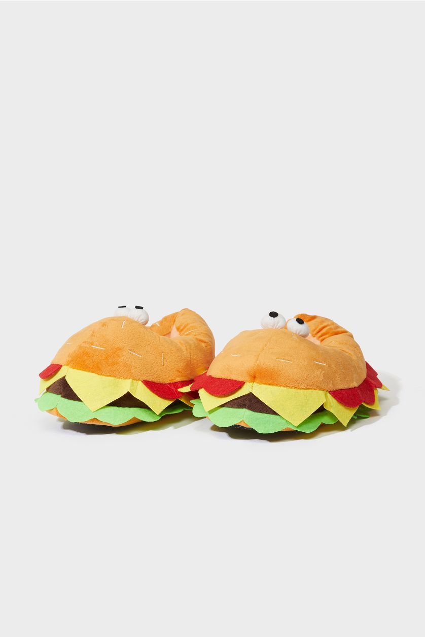 WOMAN Brown Woman Flat Home Slippers