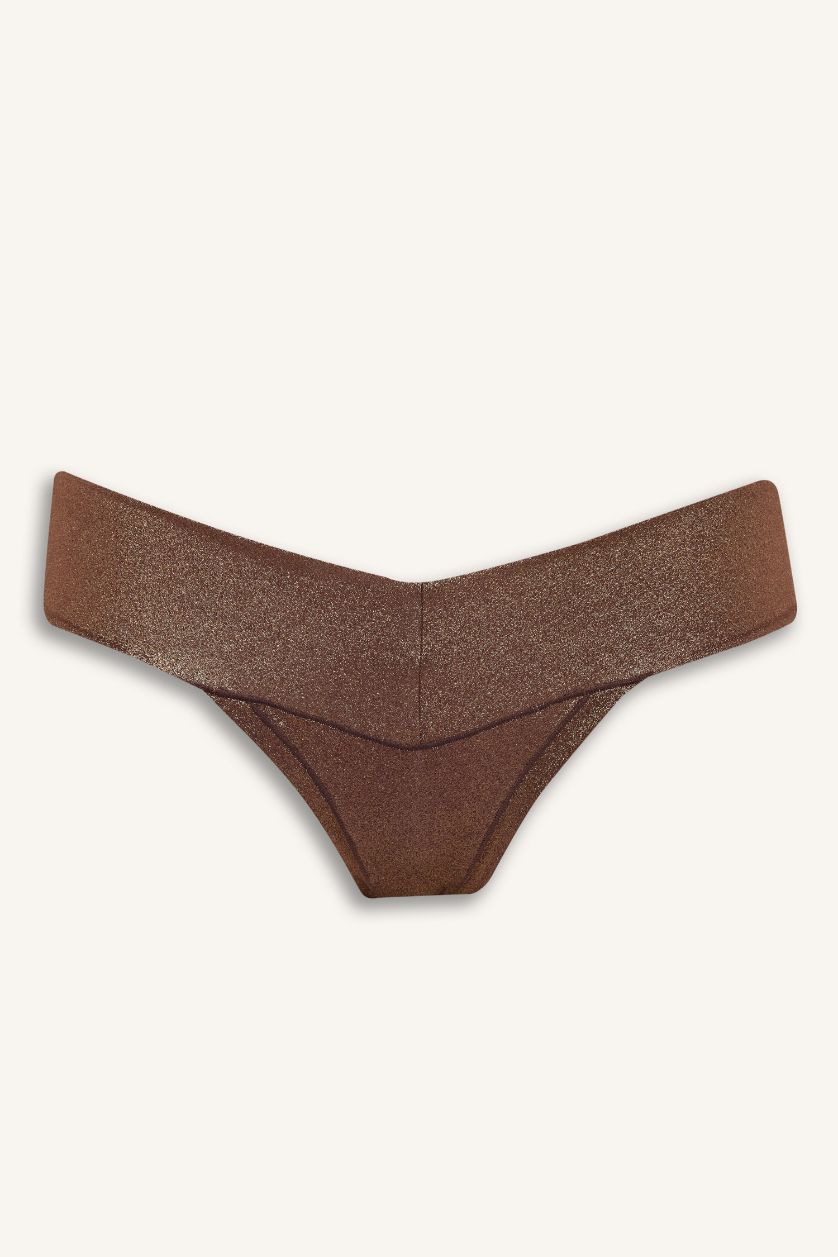 Woman Light Pink Glittery 2 Piece Panties